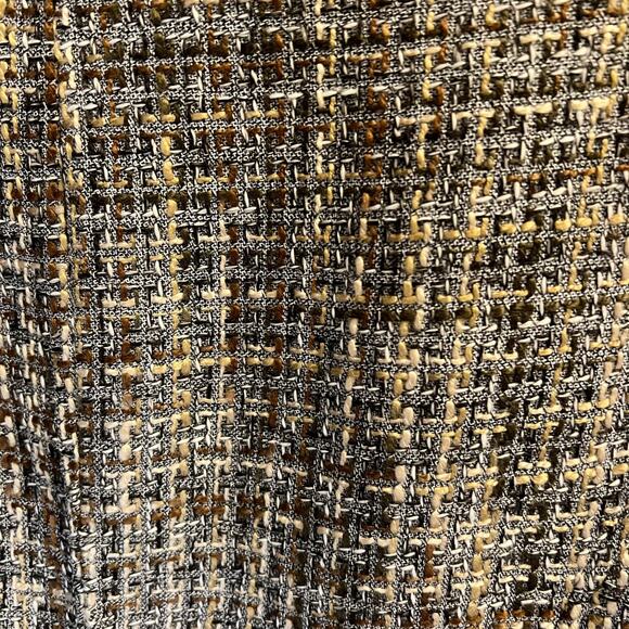 N Touch Tweed Button Front  Blazer Jacket Size 12 Brown Black Retro Academia - Picture 13 of 13